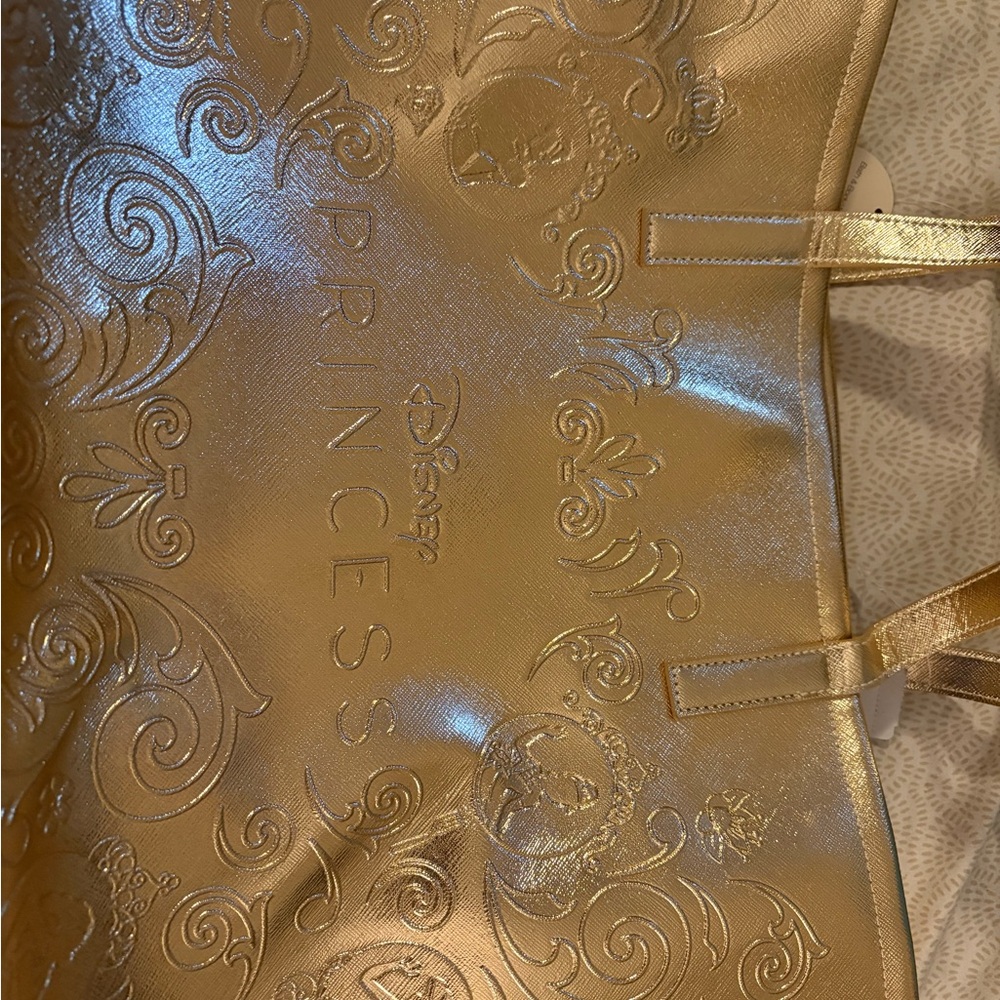 Bath & Body Works Gold Embossed Tote